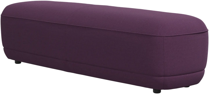 Скамейка Bolzano - Frisco 2278 Ткань фиолетово-винного цвета -  Под заказ