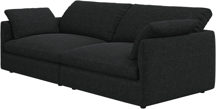 3-х местный диван Milano из двух модулей - Napoli 2255 Ткань цвета серого камня -  Под заказ