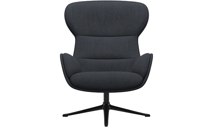 Кресло Reno с функцией вращения - Skagen 3164 Стальная ткань  -  Под заказ