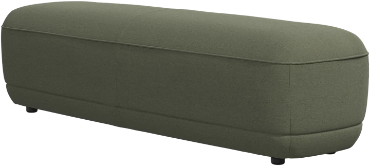Скамейка Bolzano - Frisco 2277 Ткань лесного зелёного цвета -  Под заказ