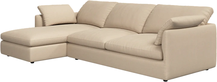 Угловой диван Milano - Bologna ткань песочного цвета 3254 -  Под заказ