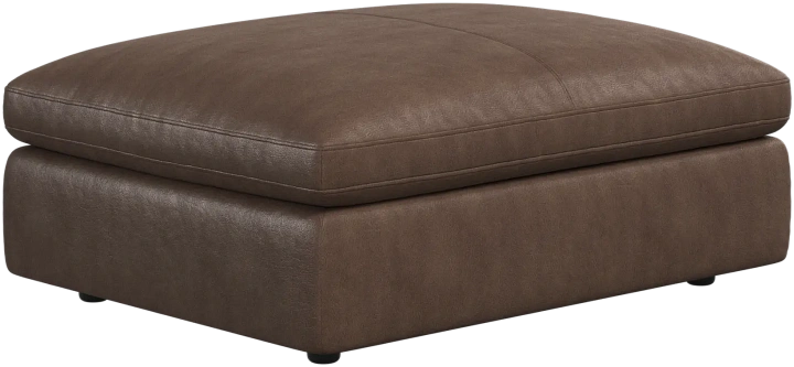 Пуф Milano - York 5122 Кожа светло-коричневого цвета  -  Под заказ