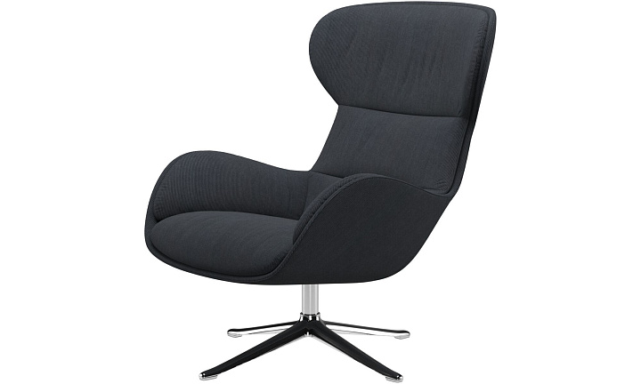 Кресло Reno с функцией вращения - Skagen 3164 Стальная ткань  -  Под заказ