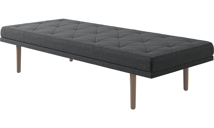 Кушетка Fusion - Napoli 2255 Ткань цвета серого камня -  Под заказ