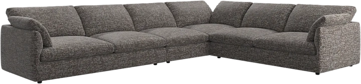 Угловой диван Milano - Tuscany коричневого цвета 3202 -  Под заказ