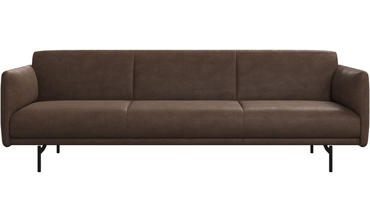 3-х местный диван Berne - York 5122 Кожа светло-коричневого цвета  -  Под заказ