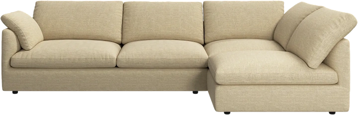 Угловой диван Milano - Nani 2110 Ткань песочного цвета  -  Под заказ