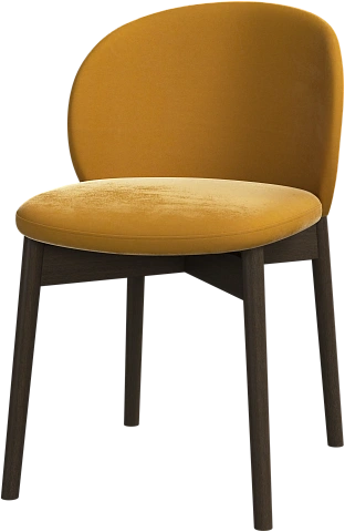 Обеденный стул Princeton - Bologna ткань горчичного цвета 3255 -  Под заказ