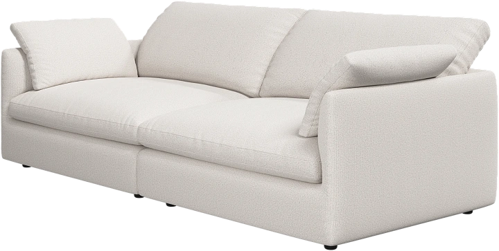 3-х местный диван Milano - Copenhagen Белый 3310 -  Под заказ