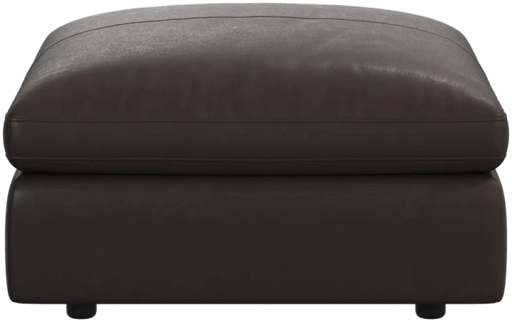 Пуф Milano - Nordic Vintage кожа 5152 темно-коричневого цвета -  Под заказ