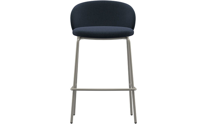 Барный стул Princeton - Frisco 2065 Ткань тёмно-синего цвета  -  Под заказ