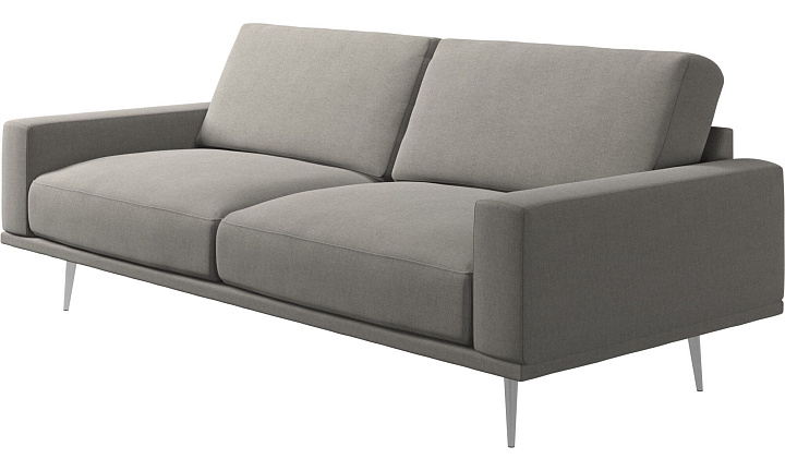 Диван Carlton - Frisco 2063 Ткань с покрытием aquaclean светло-серого цвета  -  Под заказ