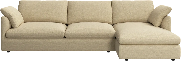 Угловой диван Milano - Nani 2110 Ткань песочного цвета  -  Под заказ