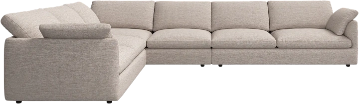 Угловой диван Milano - Capri ткань бежевого цвета 3230 -  Под заказ