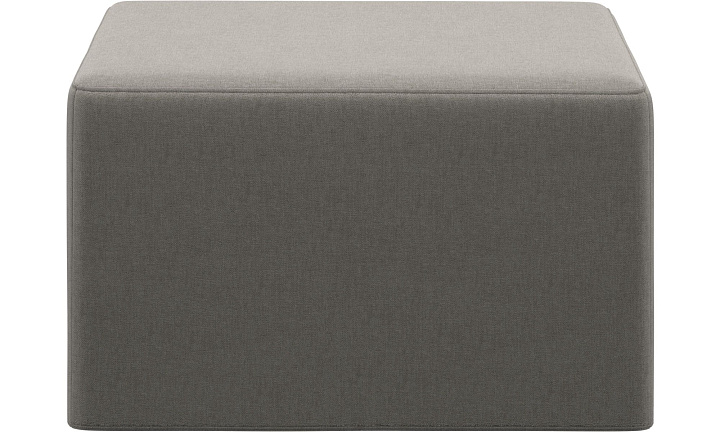 Пуф Xtra - Frisco 2063 Ткань с покрытием aquaclean светло-серого цвета  -  Под заказ