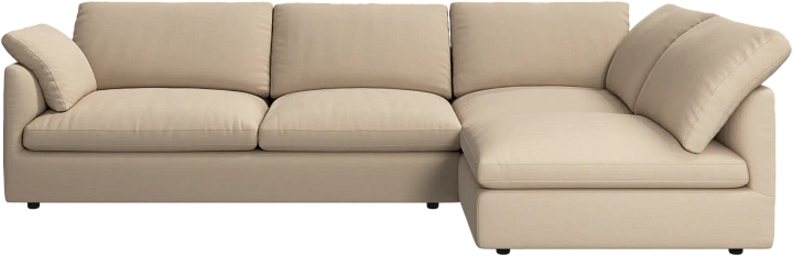 Угловой диван Milano - Bologna ткань песочного цвета 3254 -  Под заказ