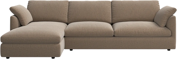 Угловой диван Milano - Napoli 2267 Ткань песочного цвета -  Под заказ