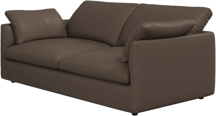 2.5 местный диван Milano - Nordic Vintage кожа 5151 серо-коричневого цвета -  Под заказ