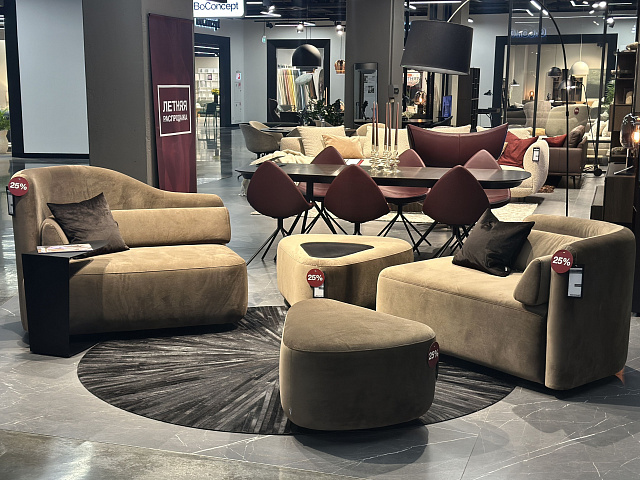 Пуф Ottawa с подносом (без USB)