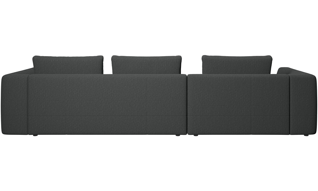 Диван Bergamo с модулем для отдыха -  Nani 2111 Ткань темно-серого цвета -  Под заказ - артикул 4430000AB002111 - фото 2
