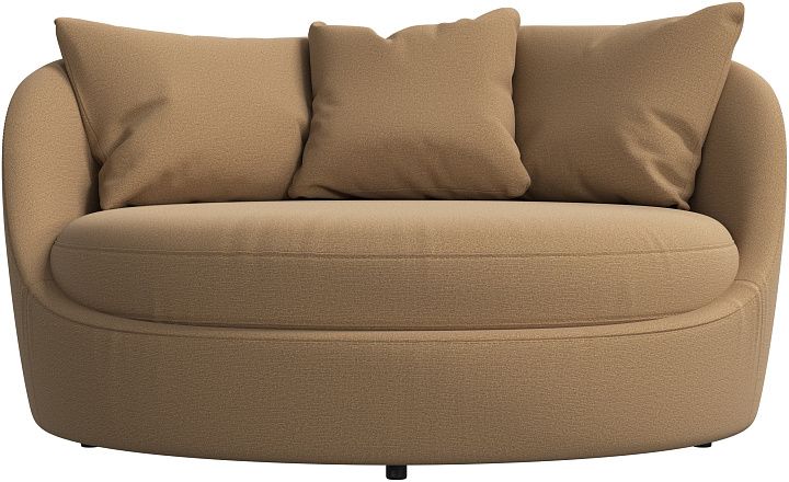 Кресло Ø - Arezzo ткань  цвета охры 3333 -  Под заказ