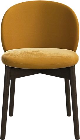 Обеденный стул Princeton - Bologna ткань горчичного цвета 3255 -  Под заказ
