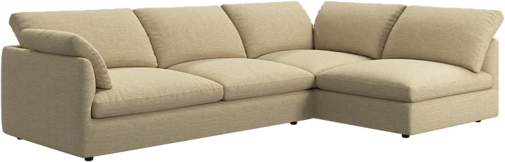 Угловой диван Milano - Nani 2110 Ткань песочного цвета  -  Под заказ