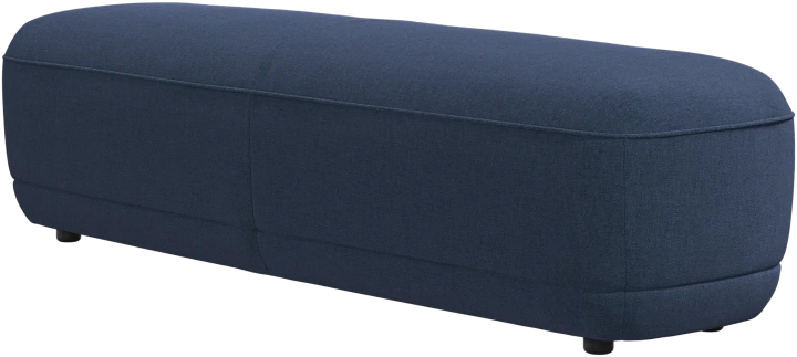 Скамейка Bolzano - Frisco 2065 Ткань тёмно-синего цвета  -  Под заказ