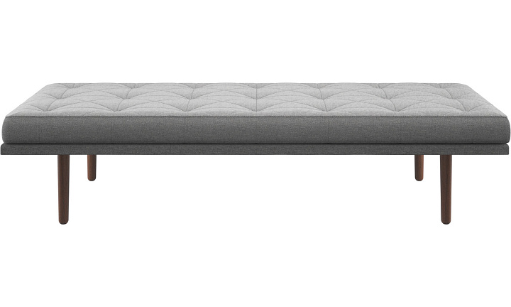 Кушетка Fusion - Bristol 3060 Ткань светло-серого цвета  -  Под заказ