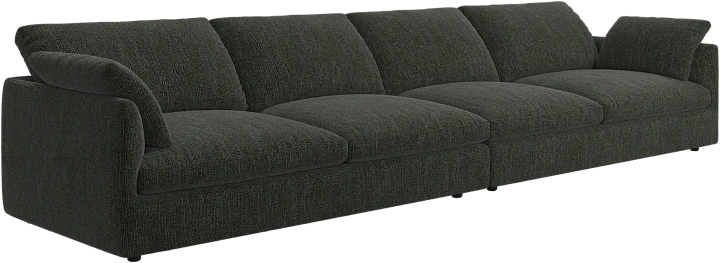 4-х местный диван Milano - Tuscany зеленого цвета 3204 -  Под заказ