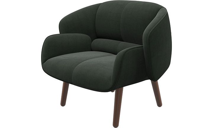 Кресло Fusion -  Frisco 2058 Темно-зеленая ткань -  Под заказ
