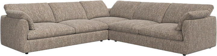 Угловой диван Milano - Tuscany бежевого цвета 3201 -  Под заказ