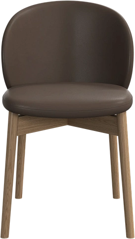 Обеденный стул Princeton - Nordic Vintage кожа 5151 серо-коричневого цвета -  Под заказ