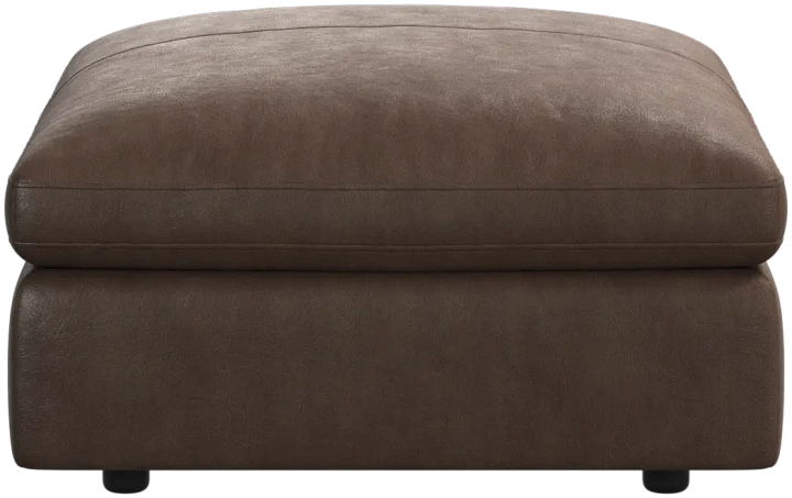 Пуф Milano - York 5122 Кожа светло-коричневого цвета  -  Под заказ