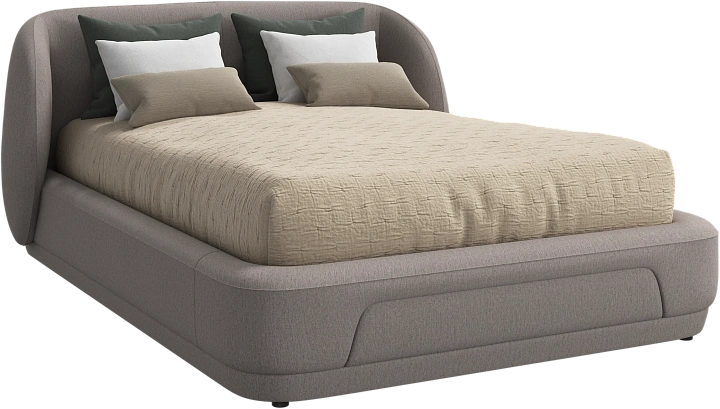 Кровать Bolzano - Capri ткань песочного  цвета 3231 -  Под заказ