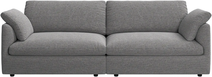 3-х местный диван Milano из двух модулей - Bristol 3060 Ткань светло-серого цвета  -  Под заказ