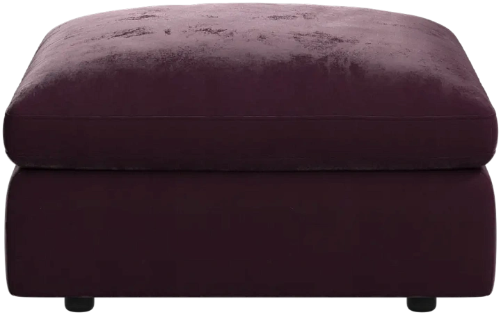 Пуф Milano - Bologna ткань вишнево-красного цвета 3258 -  Под заказ