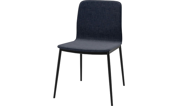 Обеденный стул Newport - Napoli 2257 Ткань  тёмно-синего цвета  -  Под заказ