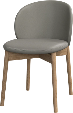 Обеденный стул Princeton - Nordic Grain 5132 Кожа серо-коричневого цвета -  Под заказ