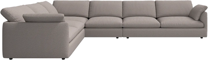 Угловой диван Milano -  Ravello 3221 Ткань бежевого цвета  -  Под заказ