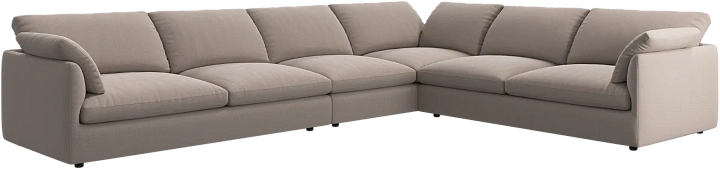 Угловой диван Milano - Arezzo ткань светло-коричневого цвета 3332 -  Под заказ