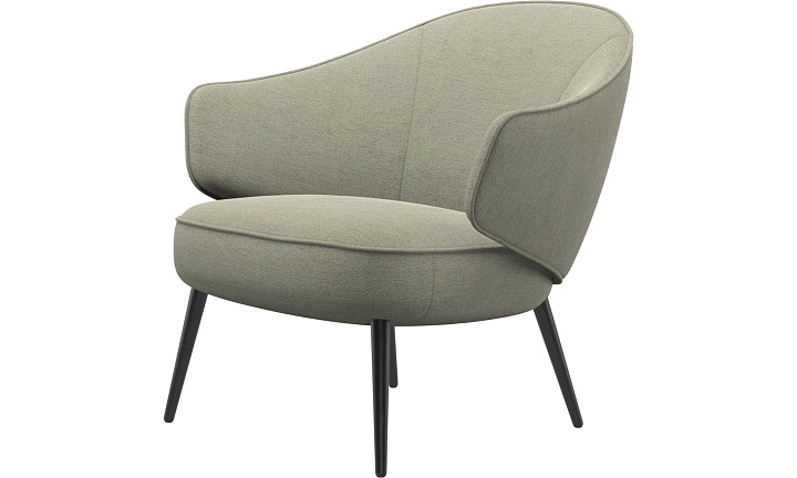 Кресло Charlotte - Lazio 3092 Светло-зеленая ткань  -  Под заказ