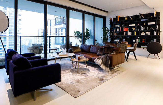 Интерьер для квартиры в Сингапуре за 4 дня