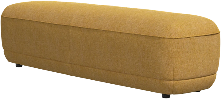 Скамейка Bolzano - Tomelilla fabric 3143 Mustard  -  Под заказ