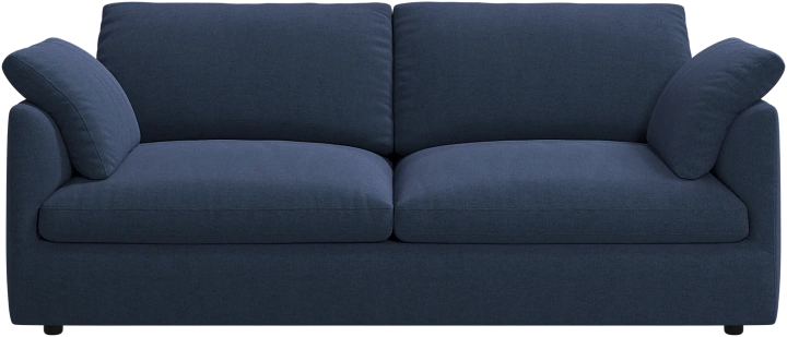 2.5 местный диван Milano - Frisco 2065 Ткань тёмно-синего цвета  -  Под заказ