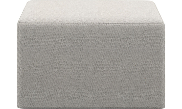 Пуф Xtra - Lazio 3090 Ткань белого цвета  -  Под заказ