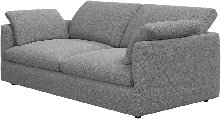 2.5 местный диван Milano - Bristol 3060 Ткань светло-серого цвета  -  Под заказ