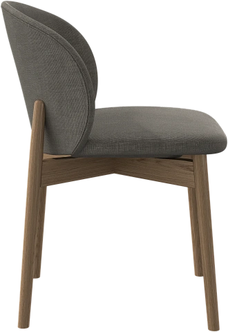 Обеденный стул Princeton - Napoli 2250 Ткань серебристо-серая  -  Под заказ