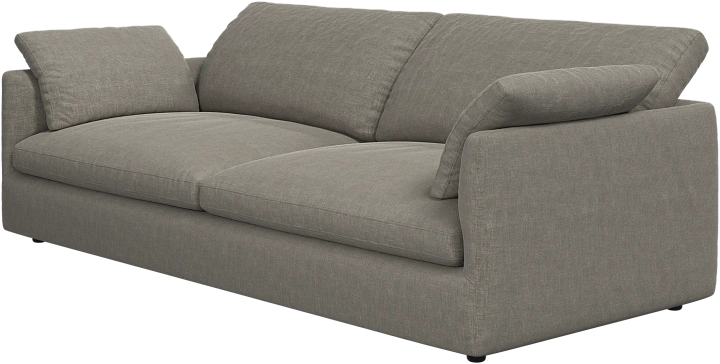 3-х местный диван Milano - Napoli 2250 Ткань серебристо-серая  -  Под заказ