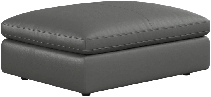 Пуф Milano - Nordic Grain кожа серо-бежевого цвета 5135 -  Под заказ